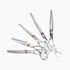 [Hasung] Happy 5-Pieces Haircut Scissors Set + Free HE-770 Hair Clipper, Professional, Stainless Steel Special Alloy _ Made in KOREA 